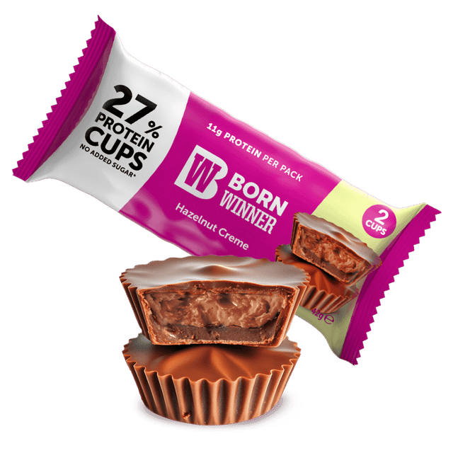 Born Winner Cups No Added Sugar Hazelnut Cream 42g