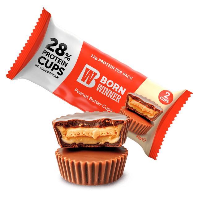 Born Winner Cups No Added Sugar Peanut Butter 42g