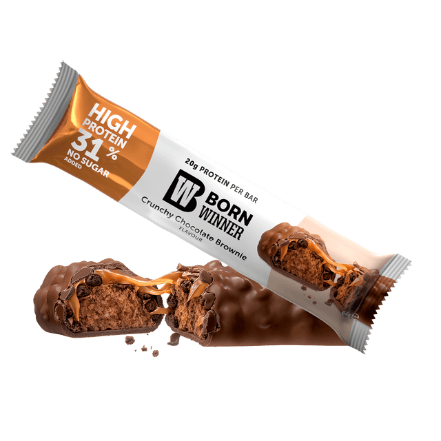 Born Winner Deluxe Protein Bar Crunchy Chocolate Brownie 64g