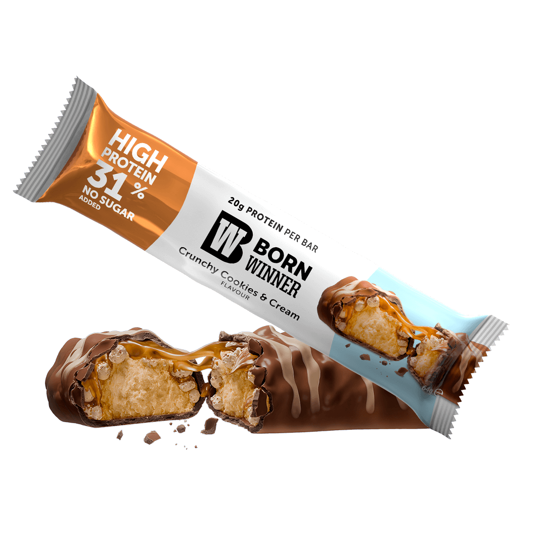 Born Winner Deluxe Protein Bar Crunchy Cookies&Cream 64g