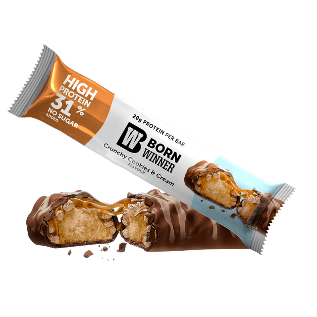 Born Winner Deluxe Protein Bar Crunchy Cookies&Cream 64g