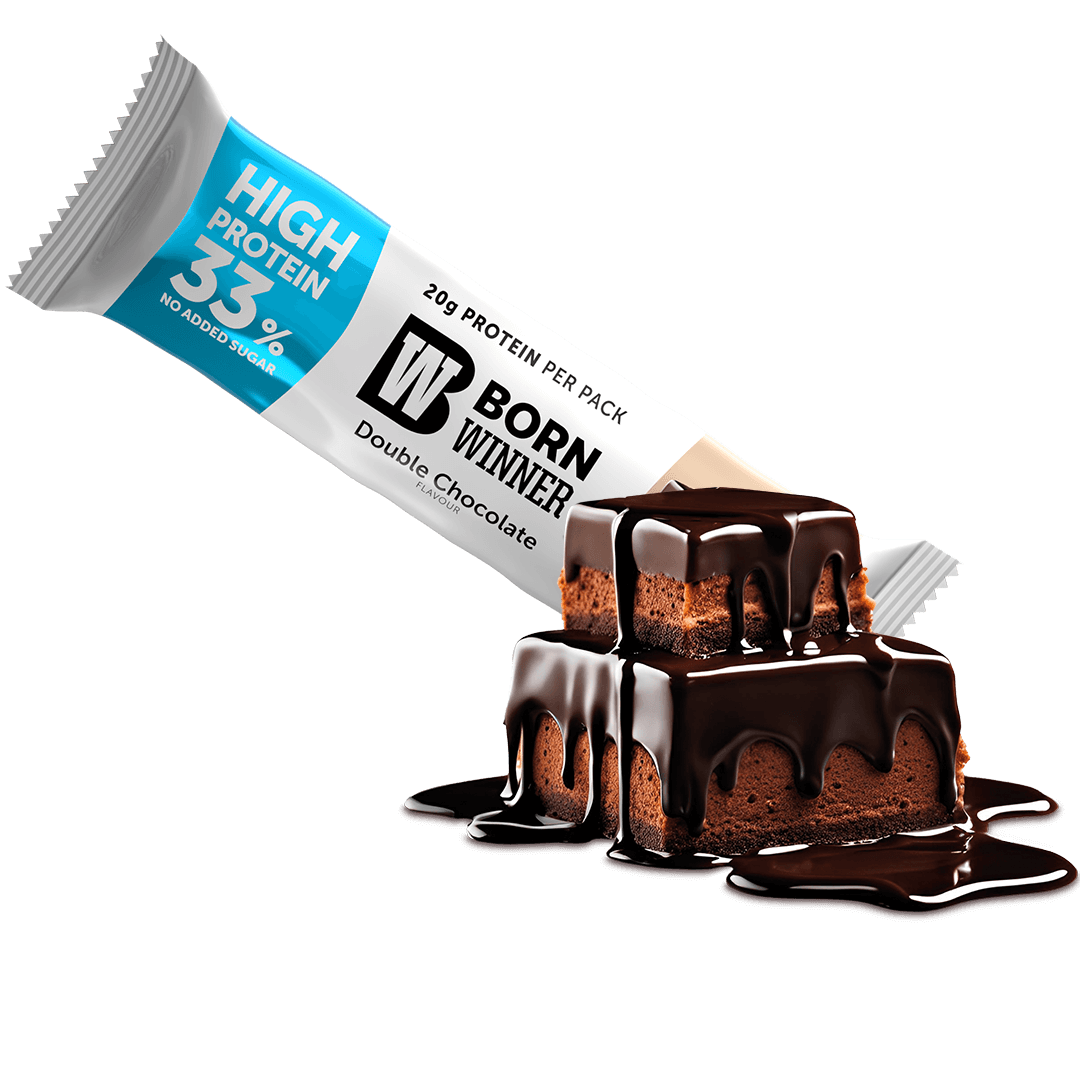 Born Winner Active Protein Bar Double Chocolate 2x30g