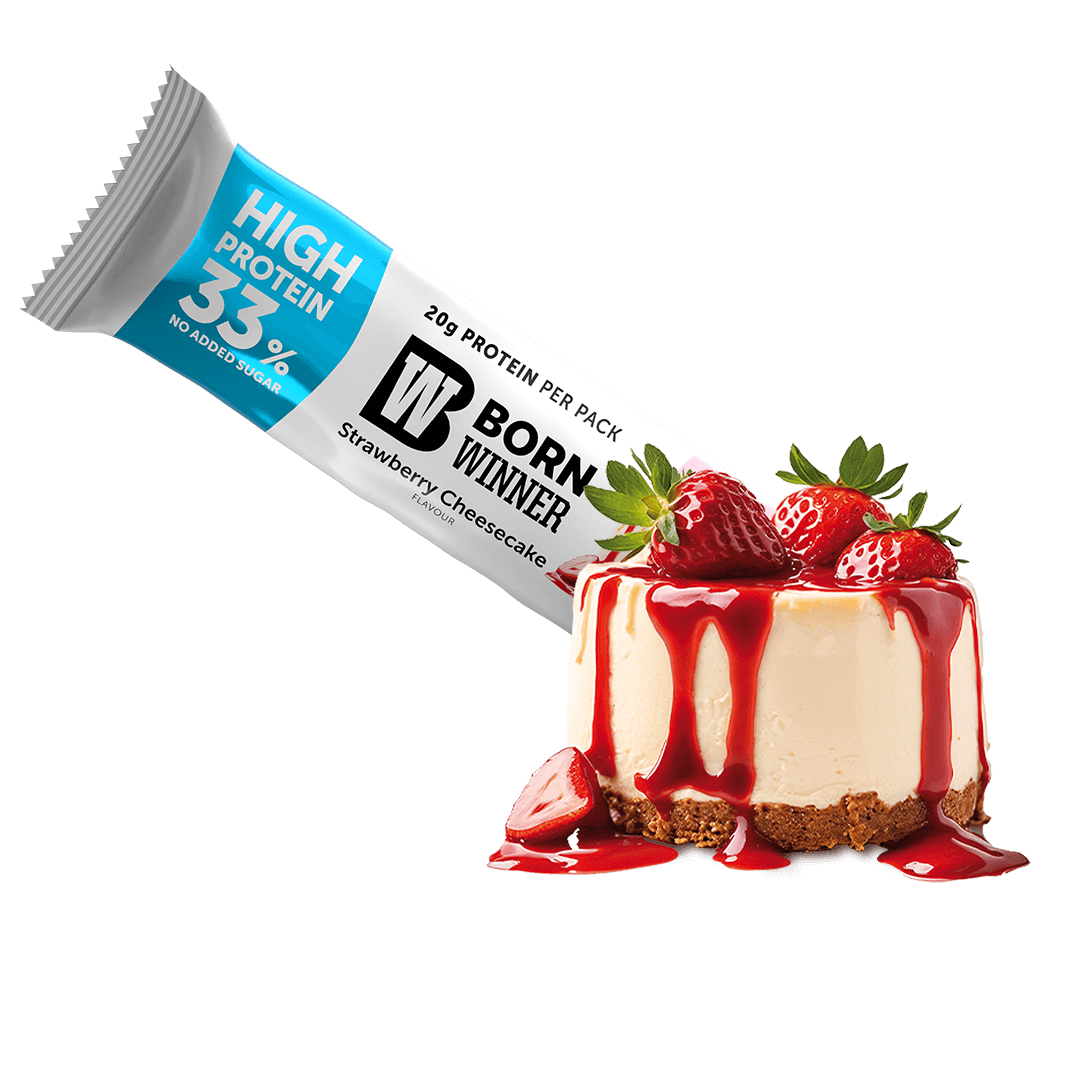 Born Winner Active Protein Bar Strawberry Cheesecake 2x30g
