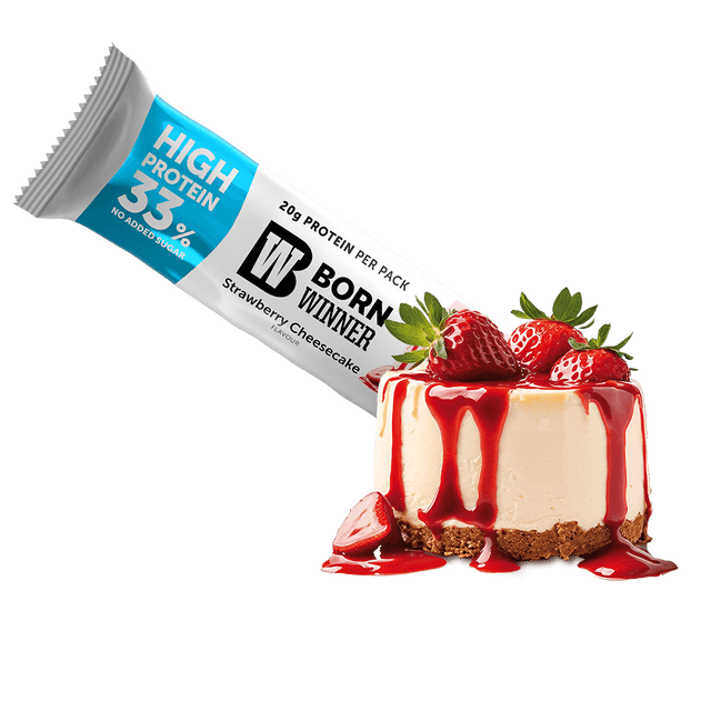 Born Winner Active Protein Bar Strawberry Cheesecake 2x30g